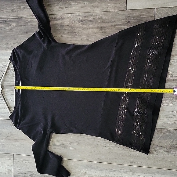 NWOT INC International Concepts Assymetrical Sequined Sweater - Picture 8 of 8